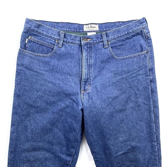 L.L.Bean Men's Double L Jeans, Classic Fit, Fleece-Lined - Picture 4 of 6